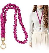 Glyven Scrunchie Lanyard for ID Badges