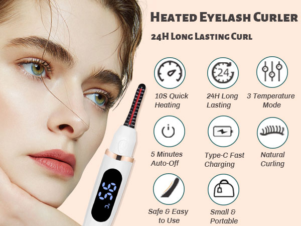 HEATED EYELASH CURLER