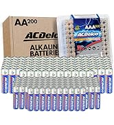 ACDelco AA and AAA 300-Count Combo Pack Super Alkaline Batteries, 200-AA and 100-AAA, 10-Year She...