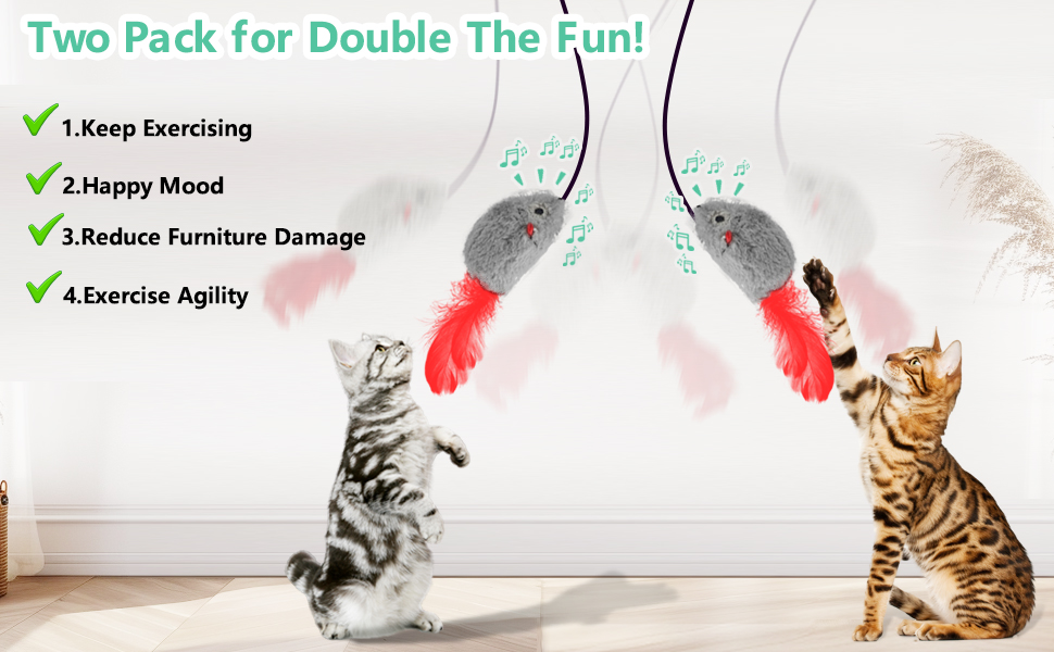 cat toys for bored indoor adult cats