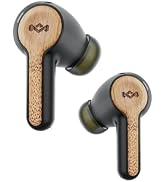 House of Marley Rebel True Wireless Earbuds with Microphone, Bluetooth Connectivity, 8 Hour Batte...