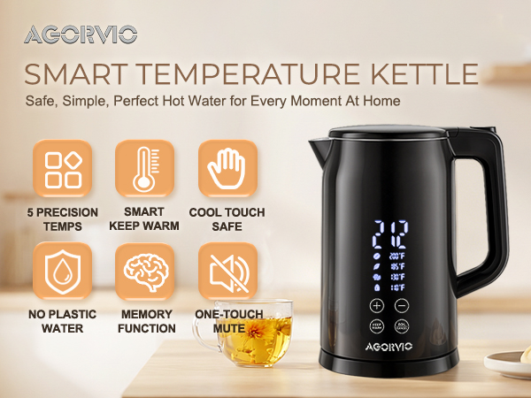 AGORVIO ELECTRIC KETTLE HIGHLIGHT
