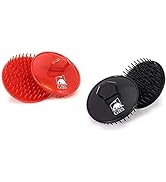 G.B.S Hair Brush Massager Shampoo Hair Scalp Soft Dandruff Cleaning Shower Massager 4 Pack for Me...
