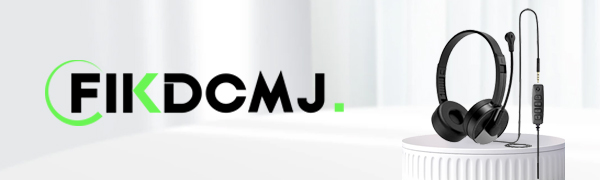 FIKDCMJ USB Headset with Microphone