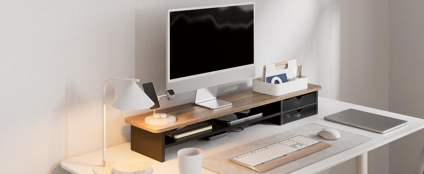 Monitor Riser with Drawer