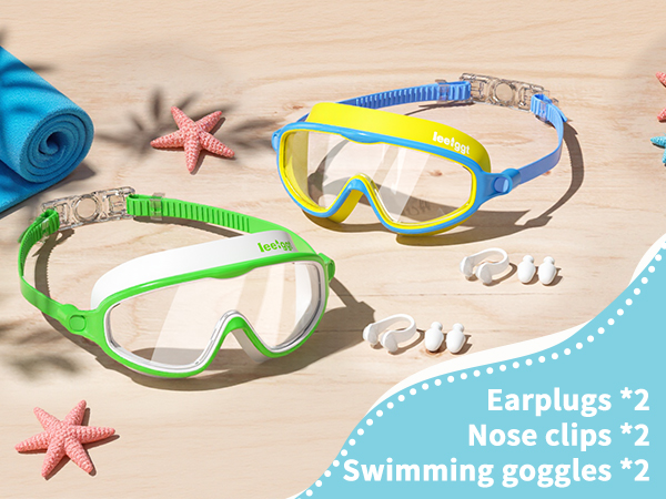 2Pack Kids Swim Goggles