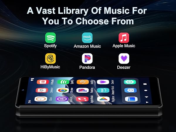 MP3 Player with Bluetooth and WiFi