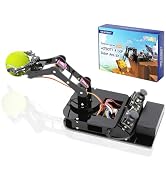 ACEBOTT 4 DOF ESP32 Robotic Arm Kit for Kids 8-12, Robotics Kit App Remote Control Robot Toys Com...