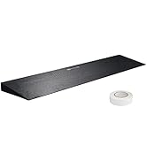 VEVOR 1.2" Rise Cuttable Threshold Ramp for Doorways, 35.4" Wide Natural Rubber Wheelchair Ramp, ...