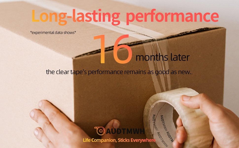 clear packing tape long-lasting performance