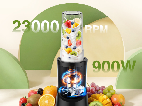 fast 23000rpm high speed personal blender for smoothies, make health drinks fastly-4