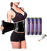 Hayunfiys 60 Meters Black Osmotic Plastic Body Slimming Wrap, Workout & Sweat Enhancer Stomach Wr...