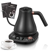 Electric Gooseneck Kettle with Precise 1? Temperature Control, Aiheal Pour Over Coffee Tea Kettle...