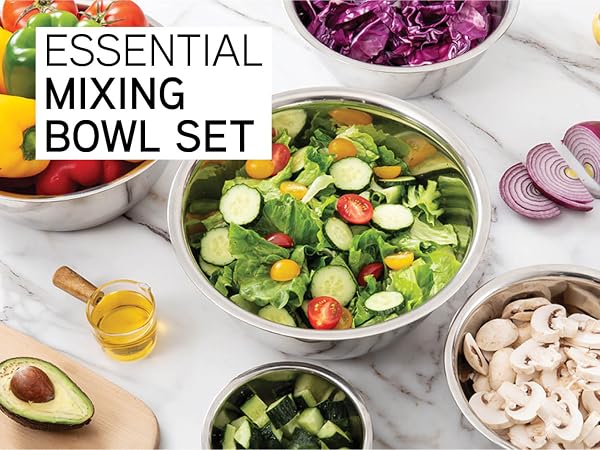 STAINLESS MIXING BOWLS