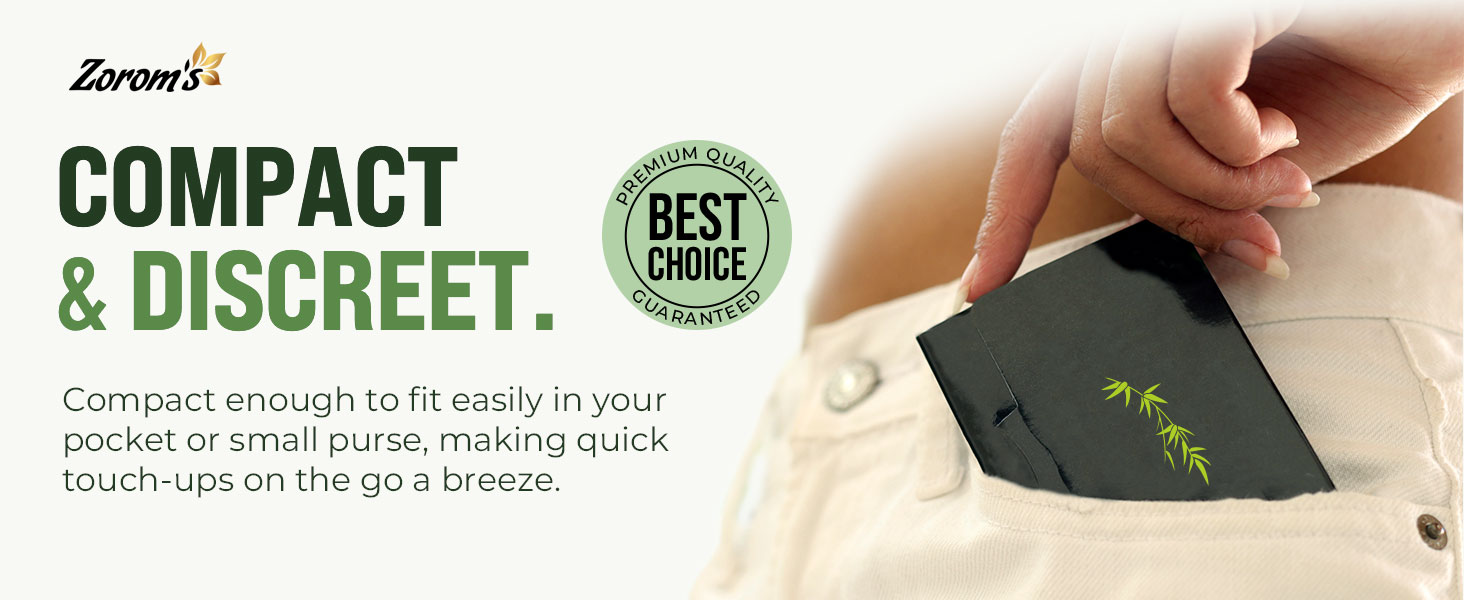 Zoroms blotting paper compact & discreet