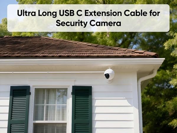 indoor camera extra long power cord