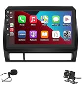 Car Radio Compatible with Toyota Tacoma 2005-2015,Car Stereo Support Wireless Carplay&Android Aut...