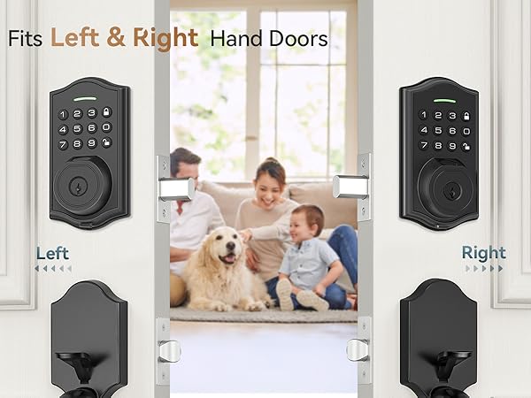 digital door lock with keypad set