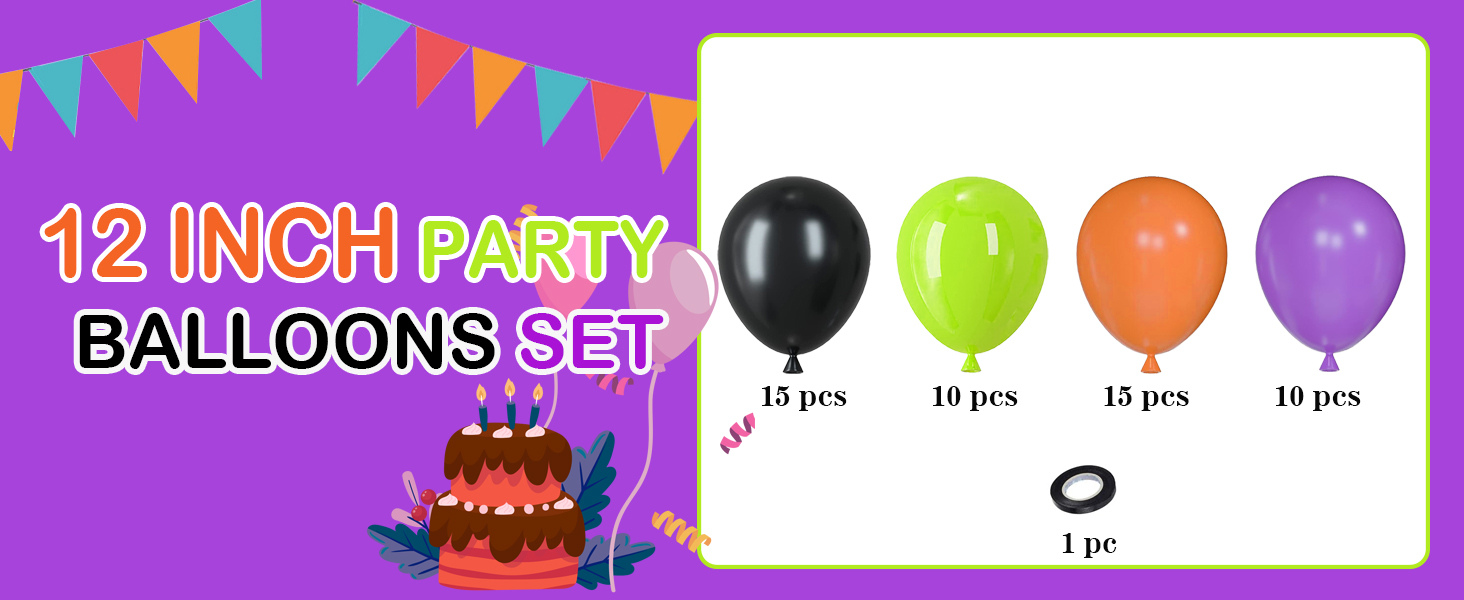Halloween balloons