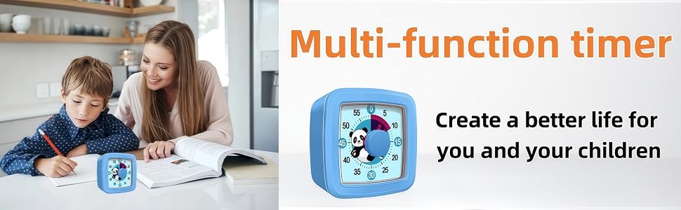 60-Minute Countdown Timer for Classroom & Kitchen