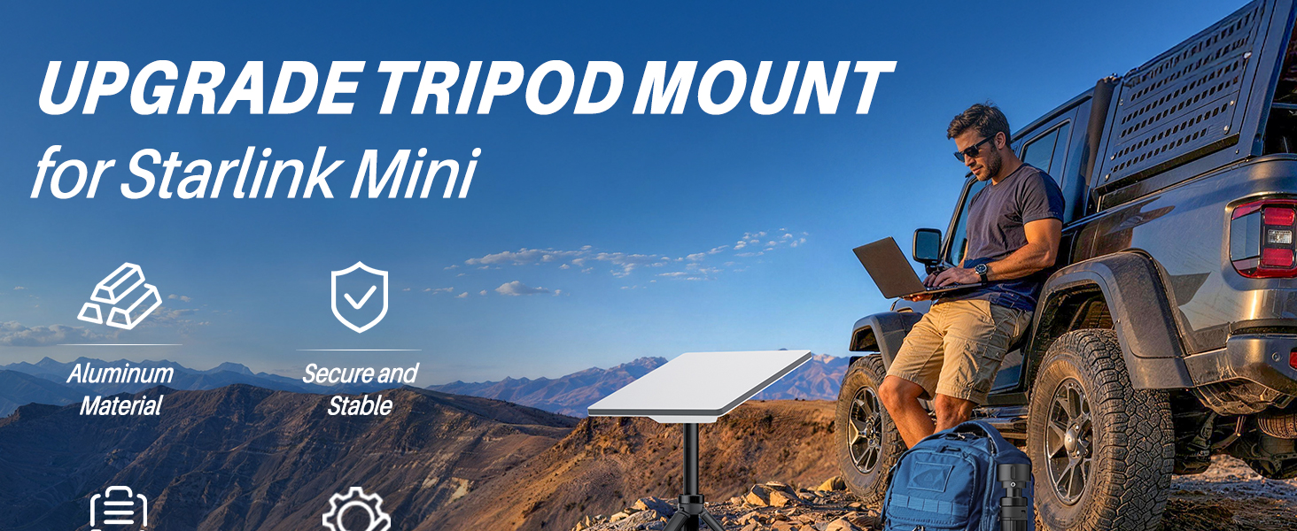 starlink mini aluminum tripod mount