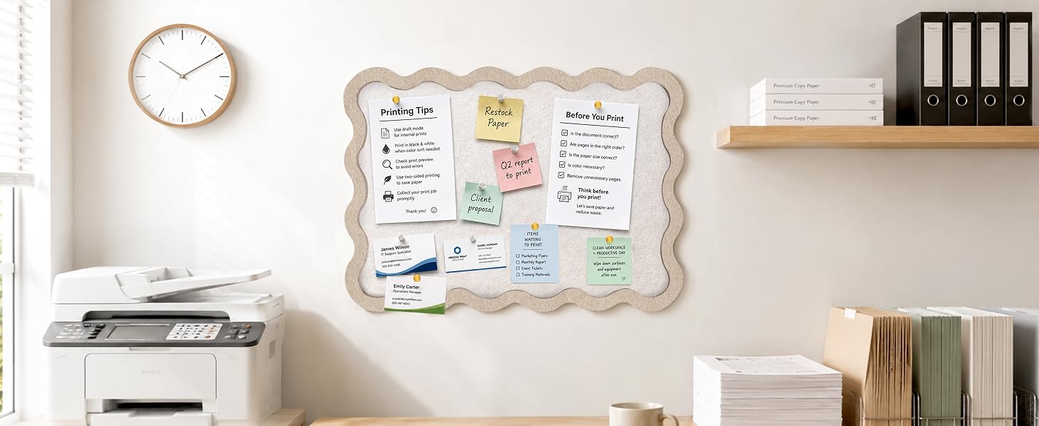 Scalloped Felt Bulletin Board 24"x18"