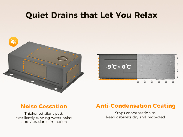 quiet drains that let you relax