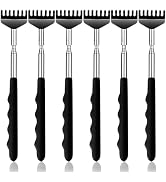 Yexixsr 6 Pack Back Scratcher Extendable Metal Portable Back Scratcher for Men Women Adults, Tele...
