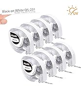 Goknu P12 Label Tape Compatible with DYMO Letratag Refills LT-100H LT-100T 200B, Replacement for ...