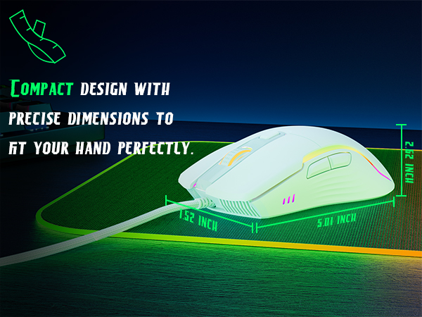 wired gaming mouse