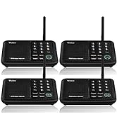 Wuloo Intercoms Wireless for Home 5280 Feet Range 10 Channel 3 Code, Wireless Intercom System for...