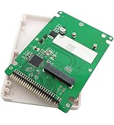 ChenYang mSATA Mini SATA SSD to IDE 44Pin 2.5 inch Hard Disk Case Enclosure Box White for Laptop