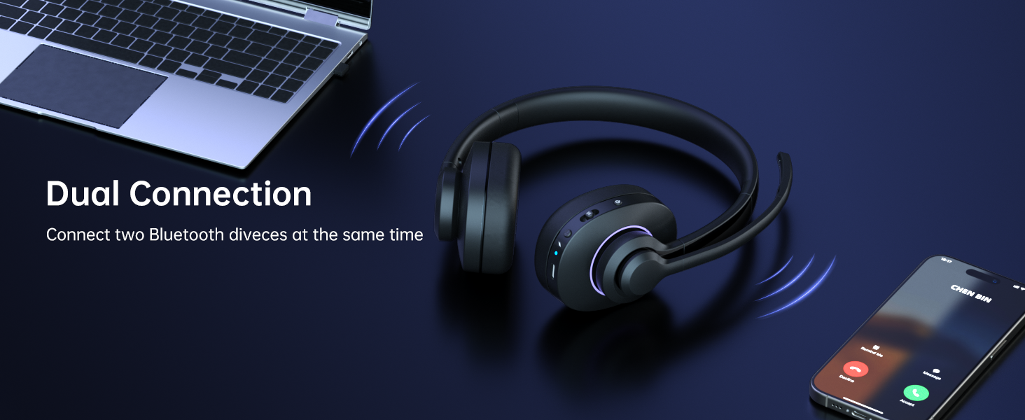 headset with microphone for pc