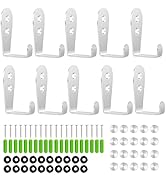 CGBE Wall Hooks,Coat Hooks,Stainless Steel Heavy Duty Single Towel Hook,Luggage Key Hook Hanging ...
