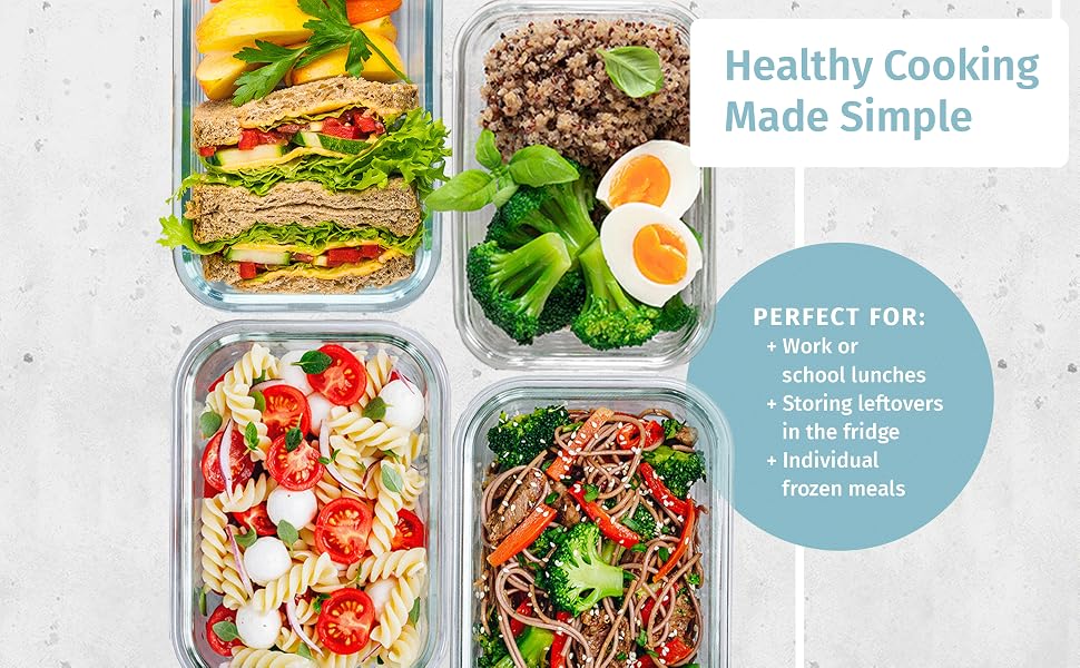 Healthy Cooking Made Simple; Perfect for Meals on the go