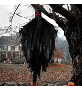 Bunny Chorus Halloween Decorations Outdoor, 63" Halloween Ghosts Grim Reapers with LED Lights, Ha...