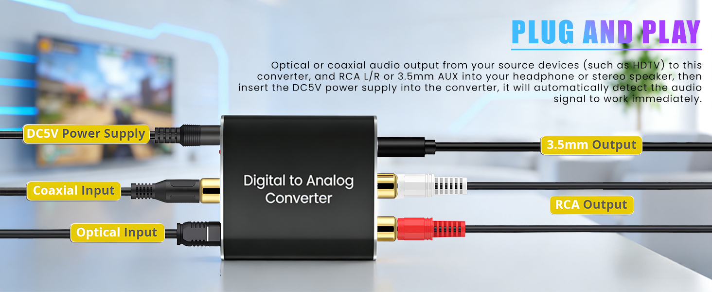 toslink to rca adapter
