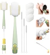 XANGNIER 5 in 1 Bottle Cleaning Brush Set,Multifunctional,7 Pcs | Water Bottle Cleaner Brush and ...