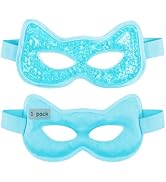 CONBELLA Cooling & Heating Eye Mask - Hot/Cold Use for Puffy Eyes, Headaches, Migraines, Sinus & ...