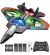 4DRC V32 Foam Remote Control Airplanes with 3 Batteries, RC Planes for Kids Adults 8-16, RC Airpl...