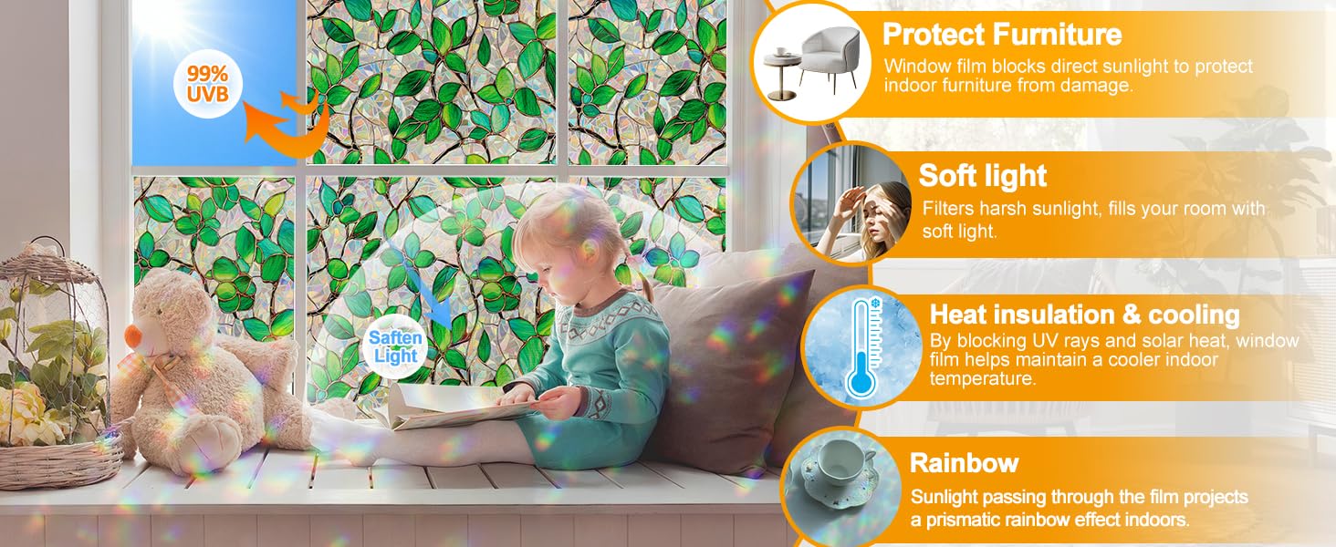 Rainbow window film