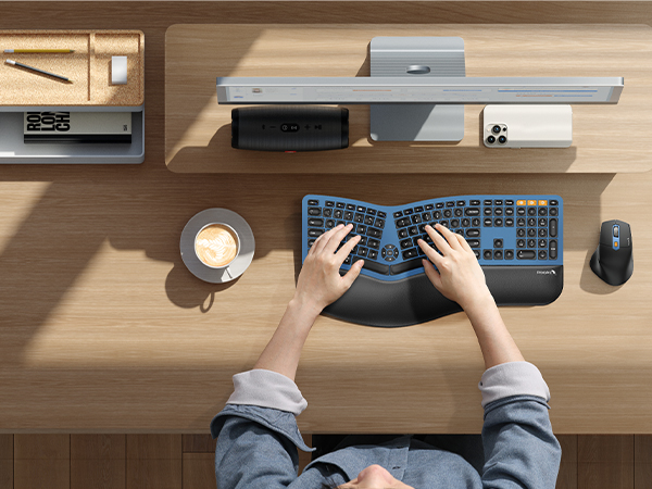 EKM01 plus Full Size Ergonomic Wireless Keyboard Mouse Combo - dark blue A+ page (6)
