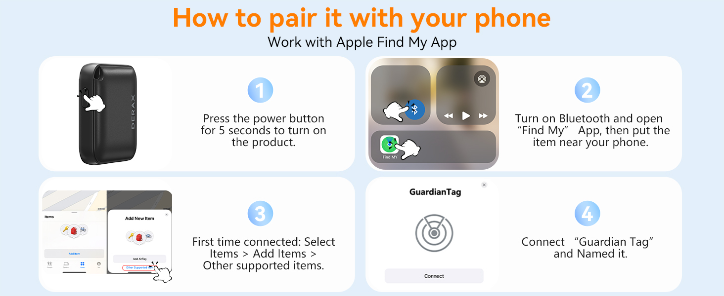 Work with Apple Find My App