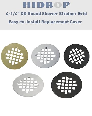 Snap-in Shower Floor Drain Cover