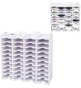 Sanfurney 44 Slots Slim Ink Pad Holder and Stamp Pad Storage Organizer for Ranger or TSUKINEKO In...