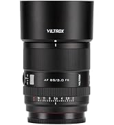 VILTROX AF 85mm F2.0 EVO FE Full Frame Lens for Sony E Mount, 85mm f/2 Auto Focus Prime STM Portr...