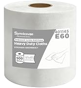 Synvicovan Cleanroom Wipes Heavy Duty Cloths, Lint-Free and Extra Absorbent Towels Jumbo Roll, Gr...