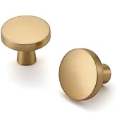 HOME EDIT 10 Pack Champagne Bronze Cabinet Knobs Zinc Round Knobs for Kitchen, Bathroom, Closet, ...