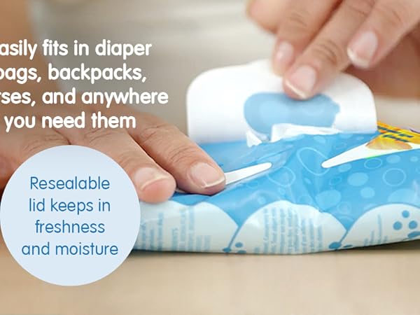 resealable lid keeps in freshness and moisture