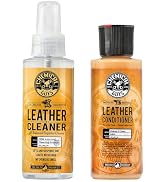 Chemical Guys, Leather Cleaner & Conditioner Kit, Travel Size, 2 x 4 oz | Two-step kit cleans the...